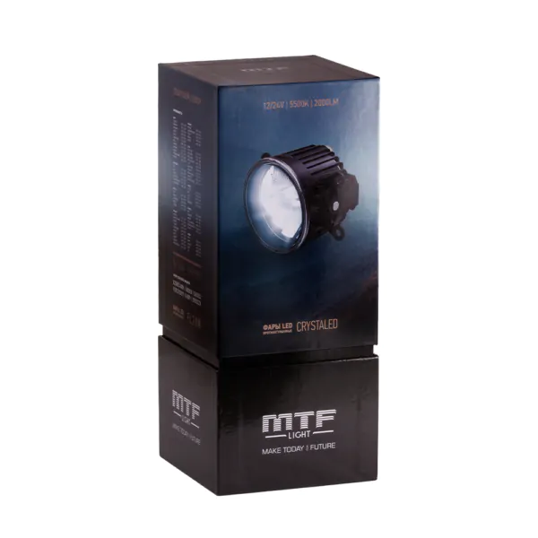 Фары светодиодные MTF Light серия CRYSTALED в ПТФ FL28W — фото 4