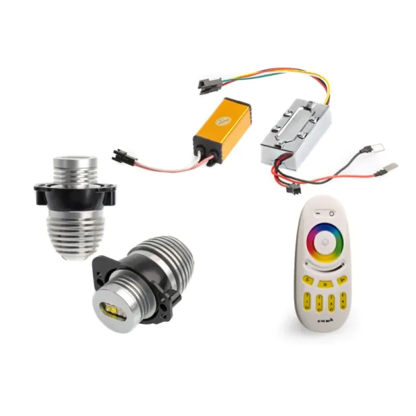 Подсветка колец Angel Eyes E90 RGB Optima Premium CREE 40W с пультом