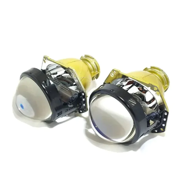 Биксеноновая линза Aozoom Hella 3R Premium Black Edition Gold (Domax Pro2 MT88) — фото 2