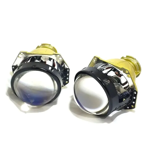 Биксеноновая линза Aozoom Hella 3R Premium Black Edition Gold (Domax Pro2 MT88)