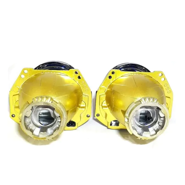 Биксеноновая линза Aozoom Hella 3R Premium Black Edition Gold (Domax Pro2 MT88) — фото 4