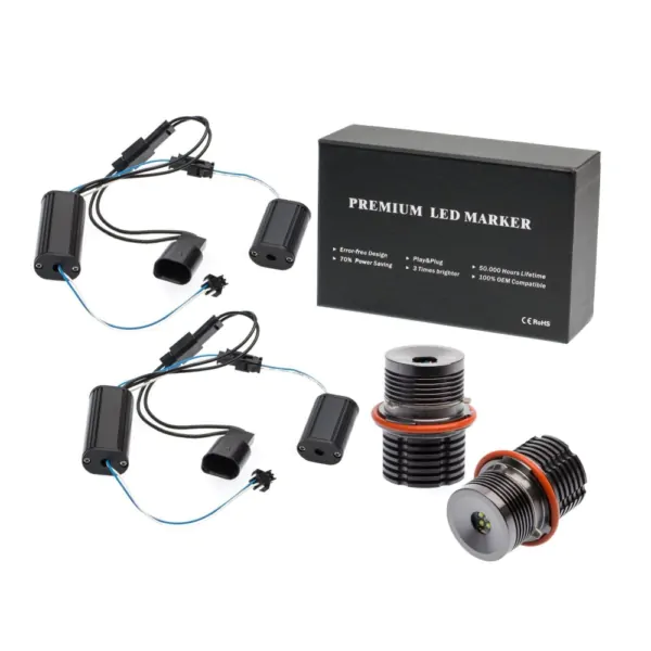 Подсветка колец BMW E39 Optima Premium CANBUS CREE XT-E 24W — фото 6