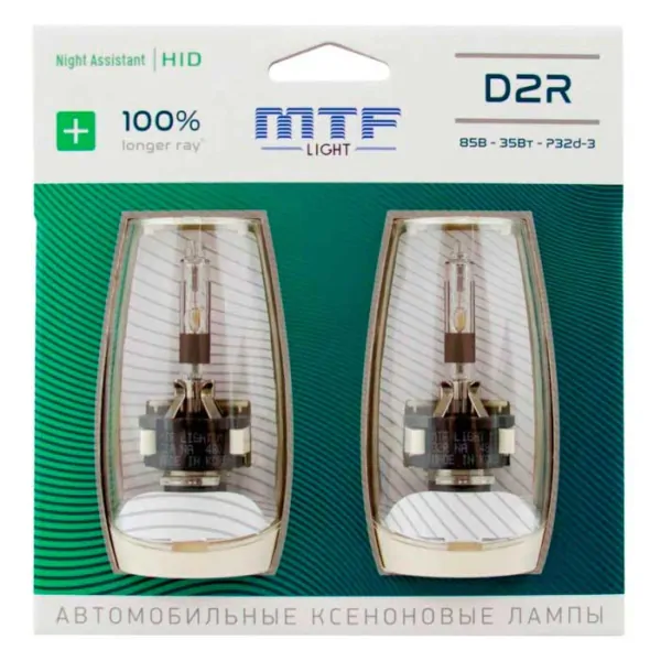 Ксеноновые лампы MTF Light D2R NIGHT ASSISTANT +100% 4700К