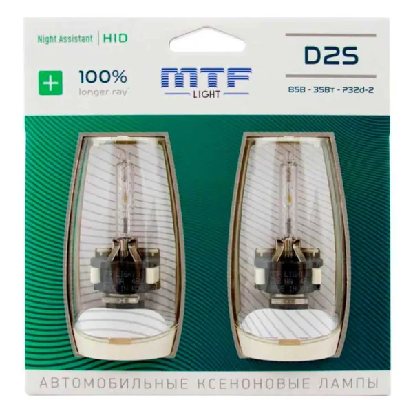 Ксеноновые лампы MTF Light D2S NIGHT ASSISTANT +100% 4700К