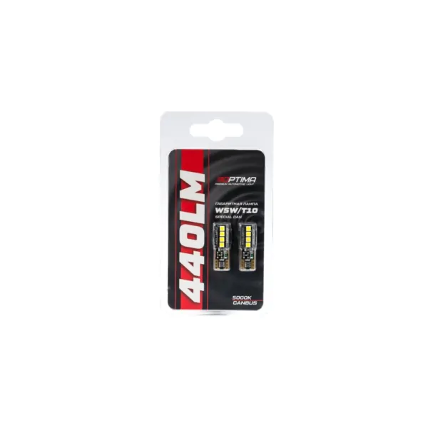 Optima Premium 440Lm LG Chip CAN W5W (T10) 2 шт — фото 2