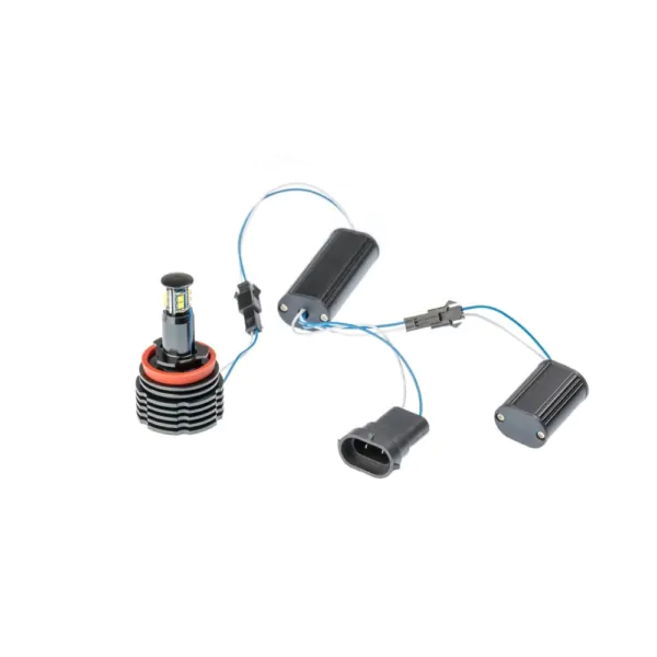 Подсветка колец Optima Premium H8 BMW CREE XT-E 6 чипов на лампу