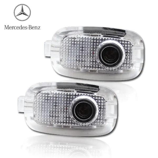 Подсветка двери светодиодная с логотипом BENZ C-class Optima Premium