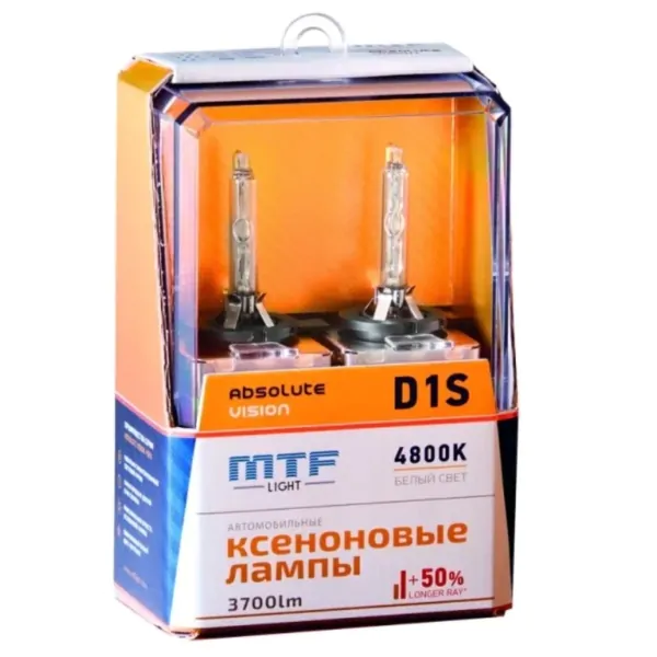 Ксеноновые лампы MTF Light D1S Absolute Vision S4800К