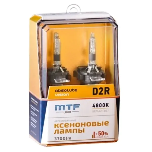 Ксеноновые лампы MTF Light D2R Absolute Vision S4800К
