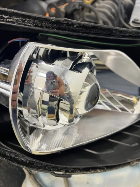 Установка Билед линз в фары на Kia Rio — фото 9
