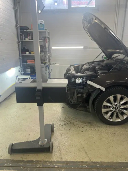 Установка Bi Led линз в фары на Kia Optima — фото 11