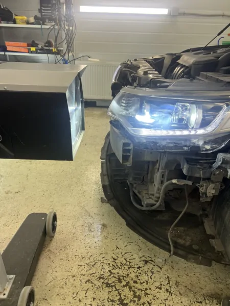 Установка Bi Led линз в фары на Kia Optima — фото 13